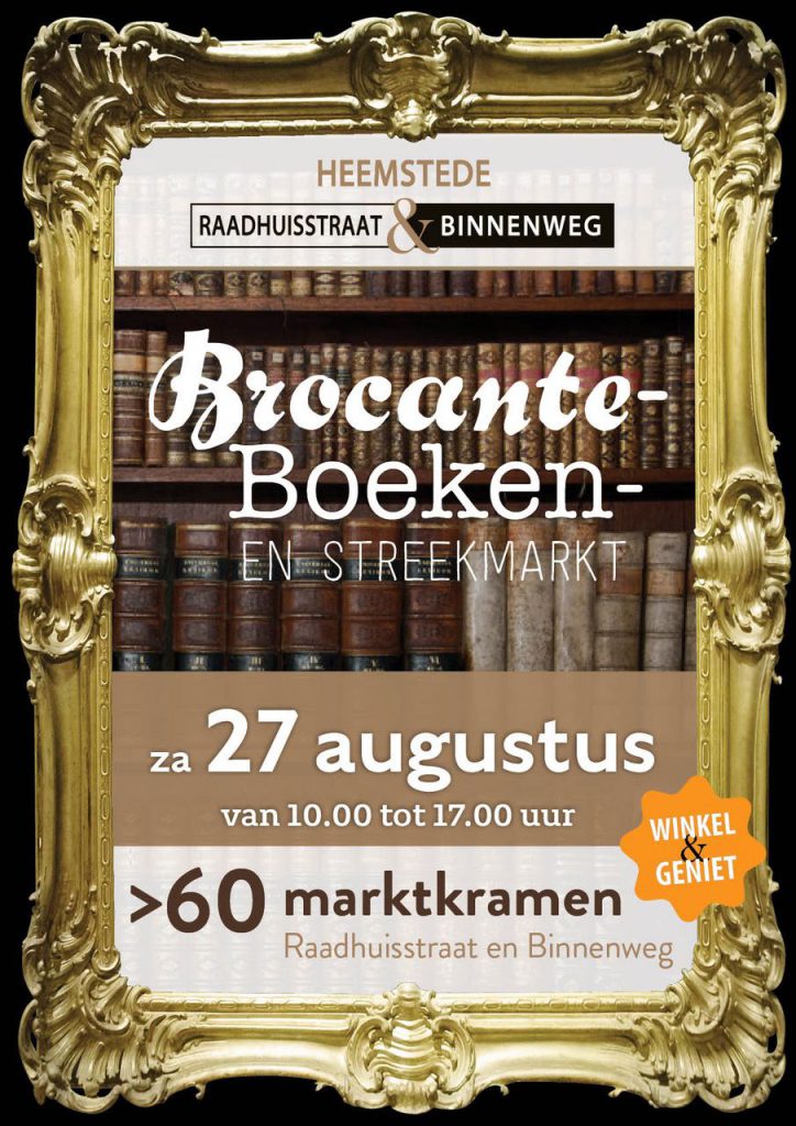 Brocante-, streek- en boekenmarkt – augustus 2016