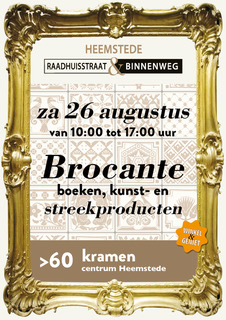 Brocante-, kunst- en streekmarkt – augustus 2017