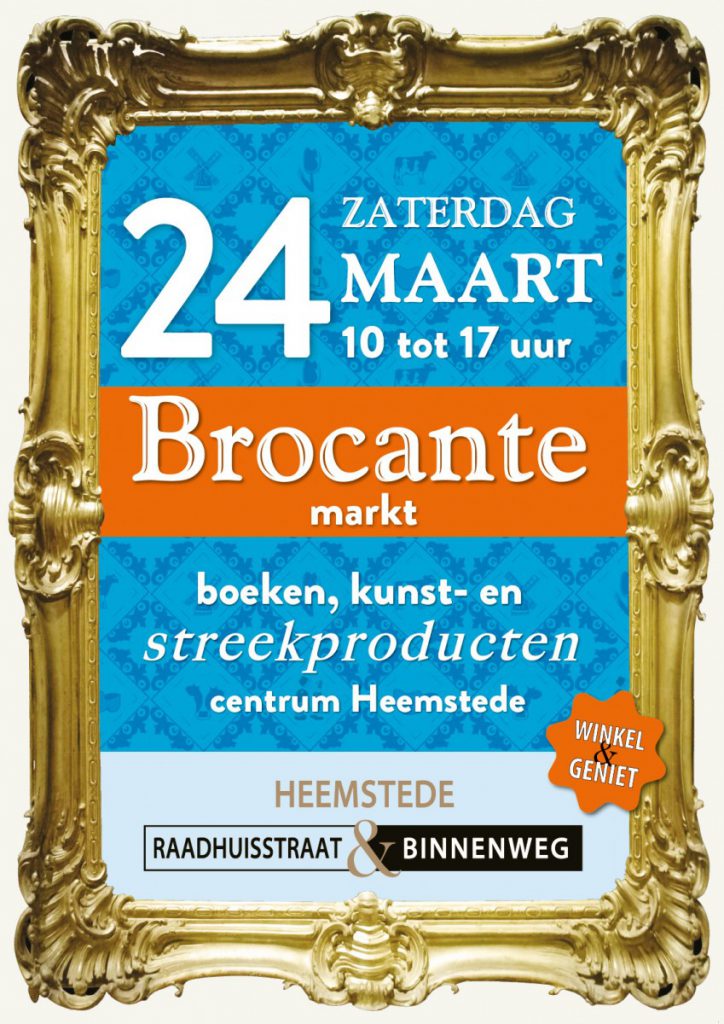 Brocante-, kunst- en streekmarkt – maart 2018