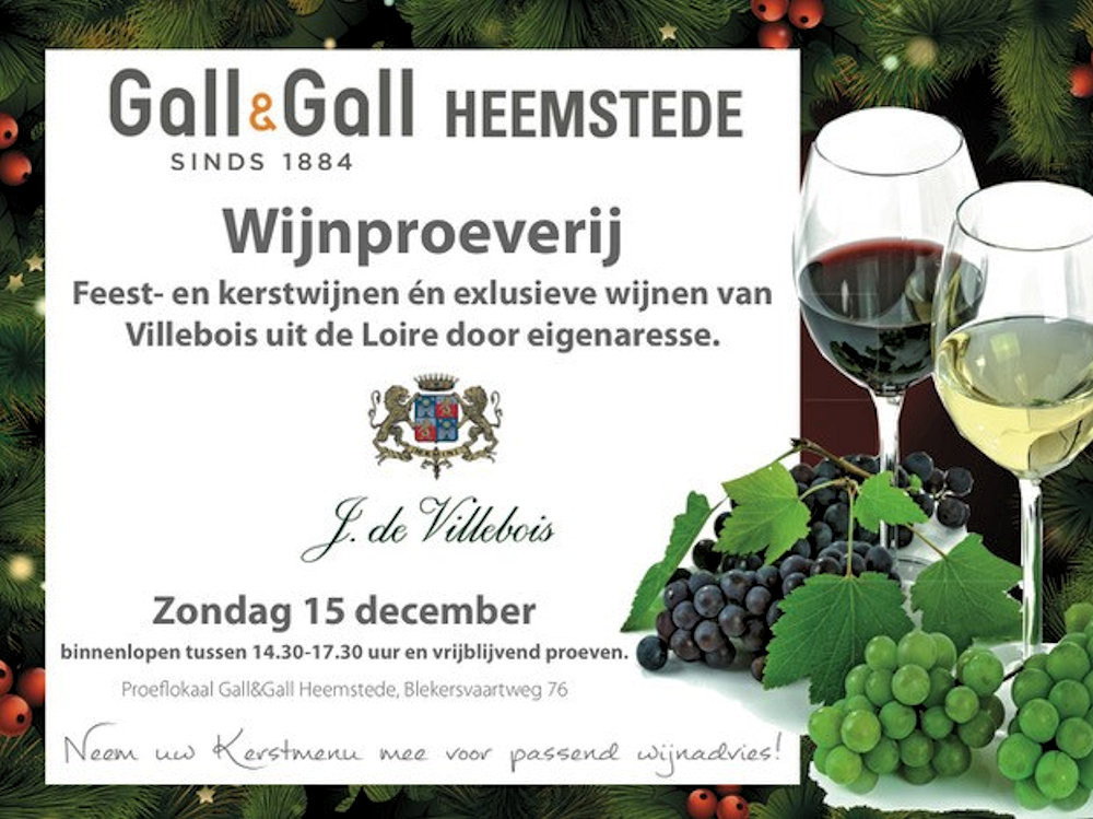 Wijnproeverij bij Gall & Gall