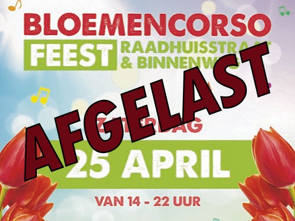 Bloemencorso afgelast + Wijnloop  verzet