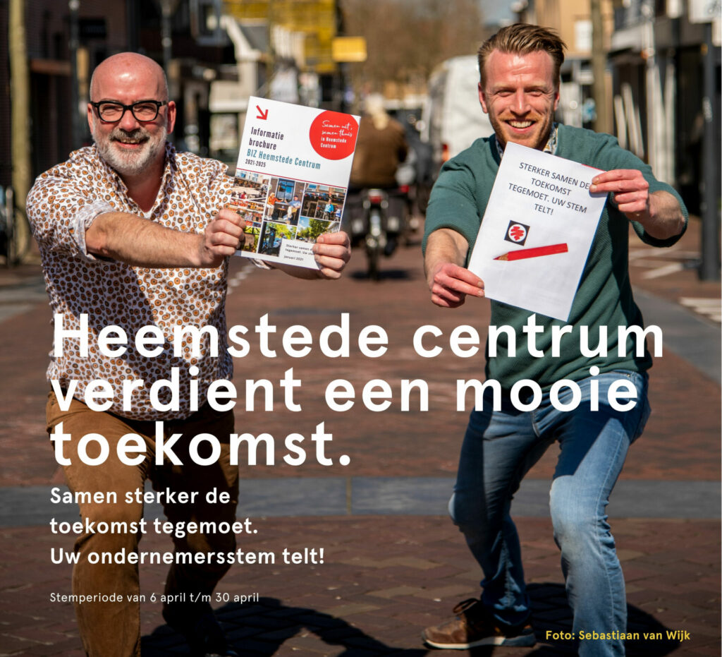 Start stemming BIZ Heemstede centrum: samen sterker de toekomst tegemoet!