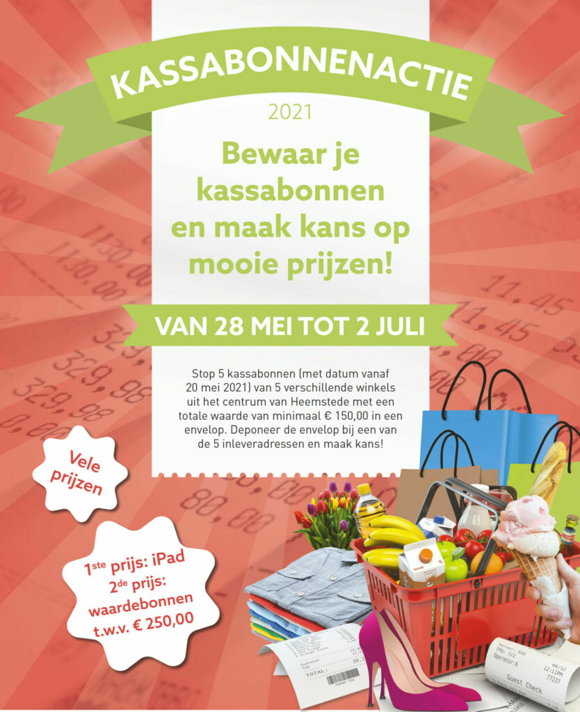 Kassabonnen actie!